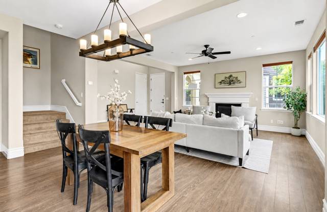 Professionally staged interior