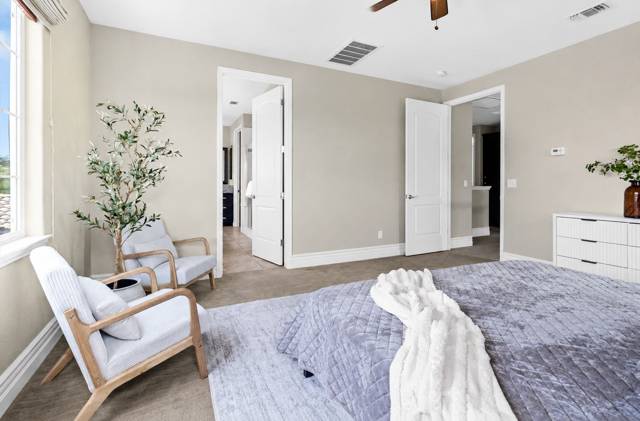 Professionally staged interior